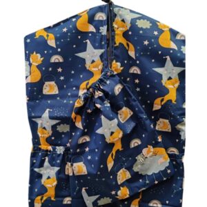 Ovizsák tornazsákkal szettben Sötétkék csillag Róka