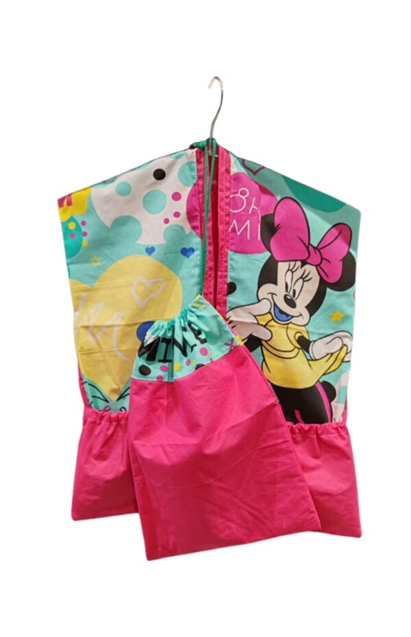 Ovizsák tornazsákkal szettben Minnie magenta