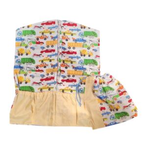 Ovizsák tornazsákkal szettben Színes autók