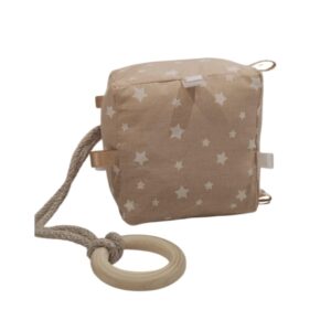 Mosható baba játék kocka Homok csillagos