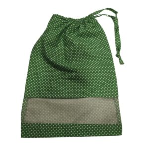 ÖKO bevásárló zsák Zöld pöttyös